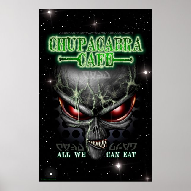 Chupacabra Cafe 23X35 poster (Front)