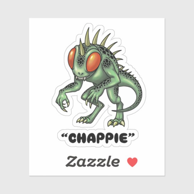 Chupacabra “Chappie” Cryptid sticker (Sheet)