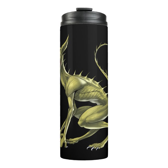 Chupacabra Cryptid Beast Thermal Tumbler (Front)