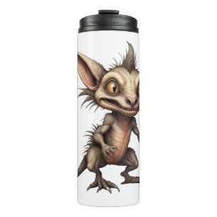 Chupacabra Gremlin Hybrid Illustration Thermal Tumbler