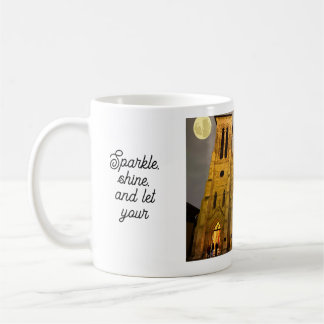 Church and christmas theme  coffee mug