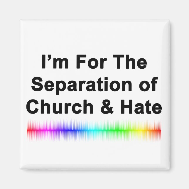 Church and Hate Magnet (Front)