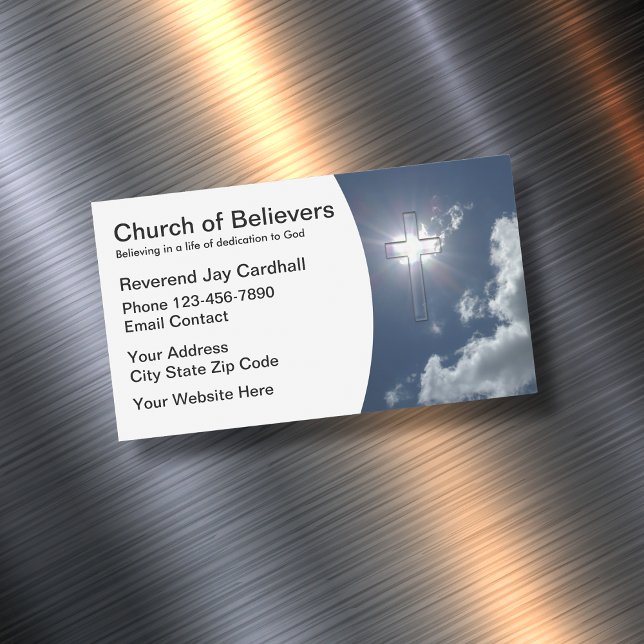 Church And Prayer Magnetic Business Card (Creator Uploaded)