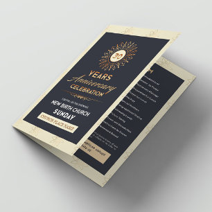 Church Anniversary Brochure Template