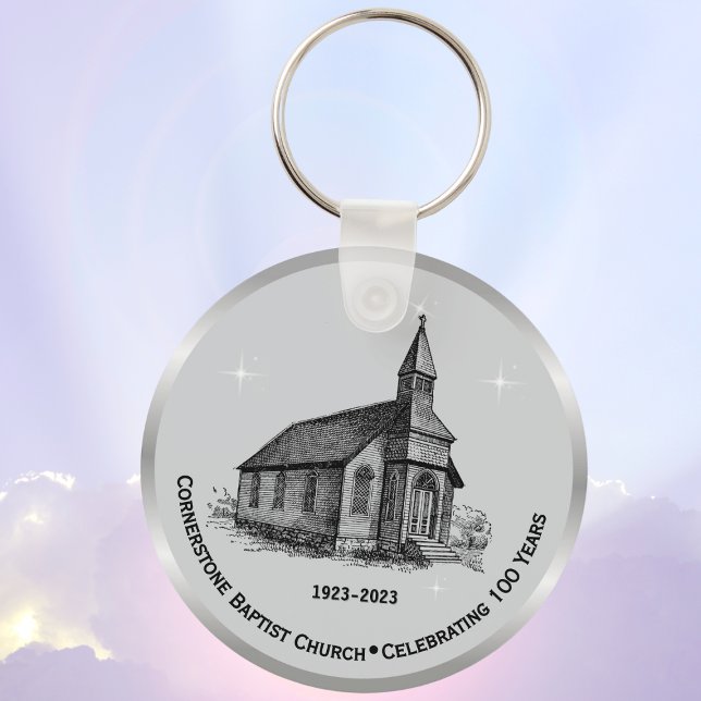 Church Anniversary Souvenir Party Favours  Key Ring (Creator Uploaded)