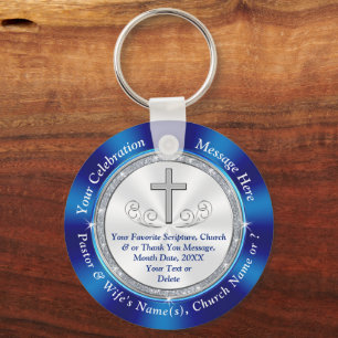Church Anniversary Souvenirs for Church Members Key Ring