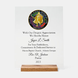 Church Appreciation Acrylic Sign