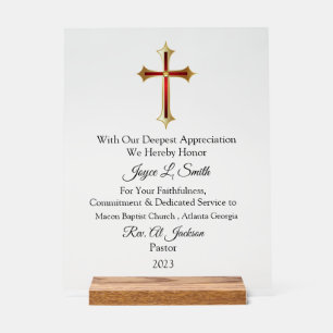 Church Appreciation Acrylic Sign