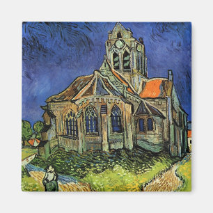 Church at Auvers by Vincent van Gogh Magnet