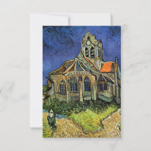 Church at Auvers by Vincent van Gogh Wedding Save The Date