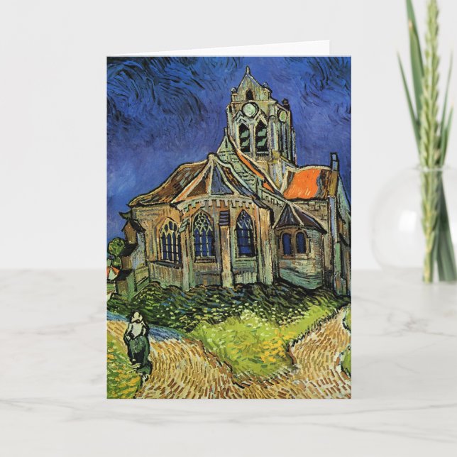 Church at Auvers-sur-Oise by Vincent van Gogh Card (Front)
