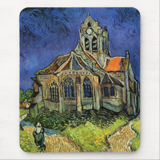 Church at Auvers-sur-Oise by Vincent van Gogh Mouse Pad