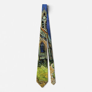 Church at Auvers-sur-Oise by Vincent van Gogh Tie