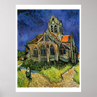 Church at Auvers, The Poster