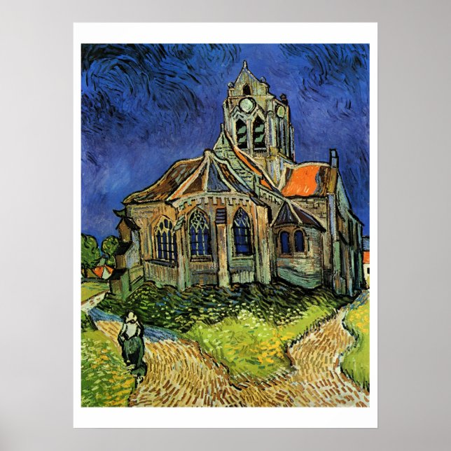 Church at Auvers, The Poster (Front)