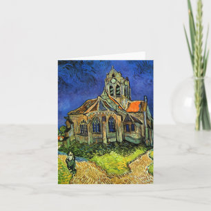Church at Auvers Van Gogh Fine Art Card