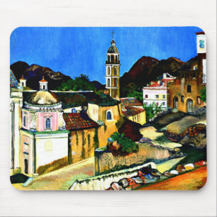 Church at Belgodere, Corsica Mouse Pad