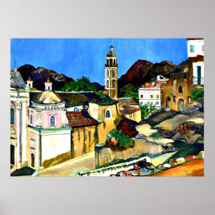 Church at Belgodere, Corsica Poster