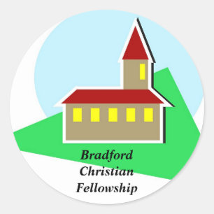 Church, BradfordChristianFellowship Classic Round Sticker