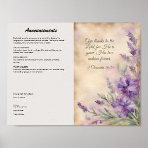 Church Bulletin for Download and Print