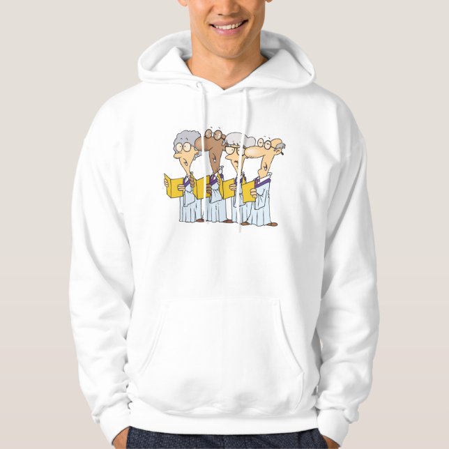 Church Choir Singing Hoodie (Front)