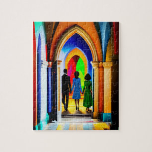 "Church" Christian Art Puzzle