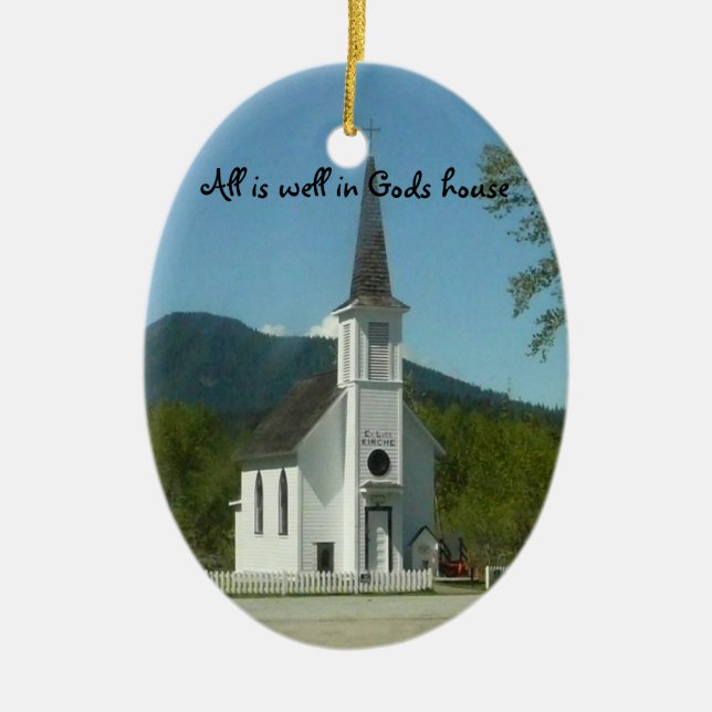 Church Christmas Ornament (Front)