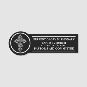 Church committee name tag