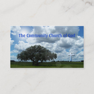 Church Cross Business Cards