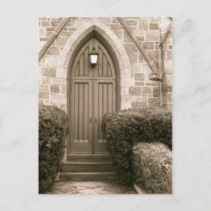 Church Door Postcard