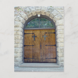 Church Doorway Postcard