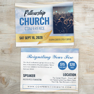 Church Event Conference Postcard