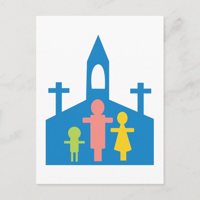 Church Family Postcard (Front)