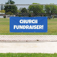 Church Fundraiser Banner