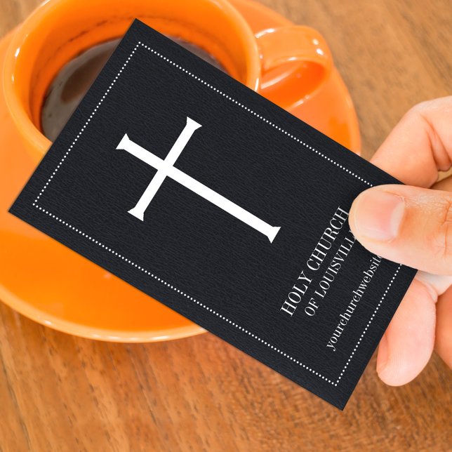 Church Holy Cross Business Cards (Creator Uploaded)