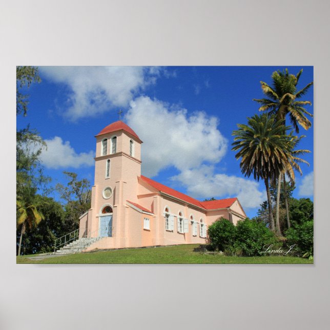Church in Antigua Canvas Print (Front)