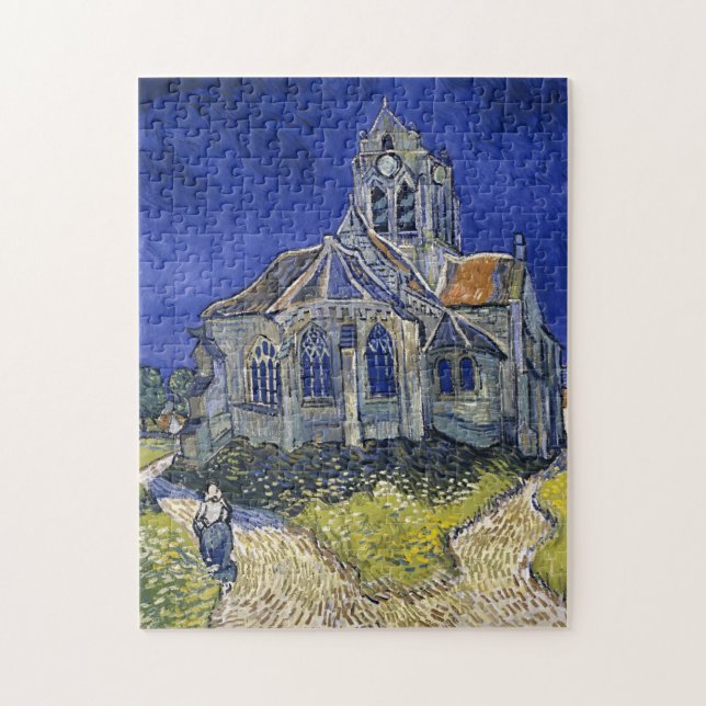 Church in Auvers by Van Gogh Painting Art Jigsaw Puzzle (Vertical)