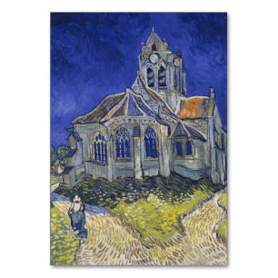 Church in Auvers-sur-Oise by Vincent Van Gogh Table Number