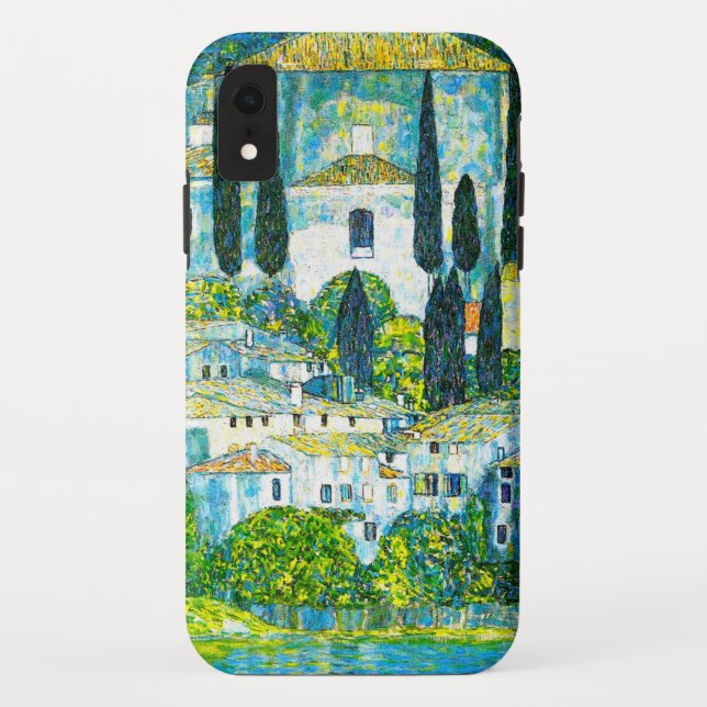Church in Cassone Gustav Klimt Case-Mate iPhone Case (Back)