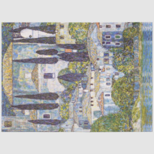 Church in Cassone, Gustav Klimt Tissue Paper