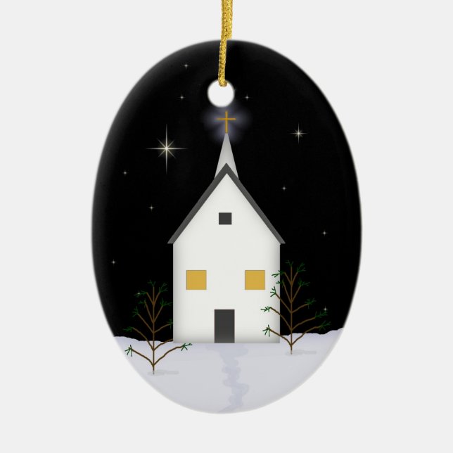 Church In Memory Of Ornament (Front)