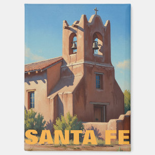Church in Santa Fe New Mexico Magnet