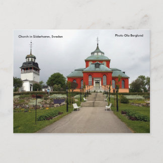 Church in Söderhamn, Sweden, Pho... Postcard