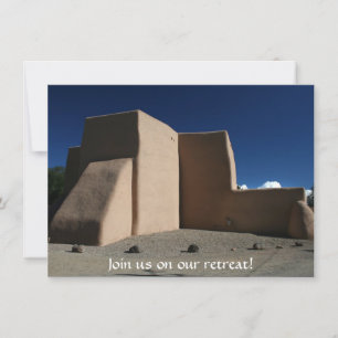 Church in Taos, New Mexico Invitation