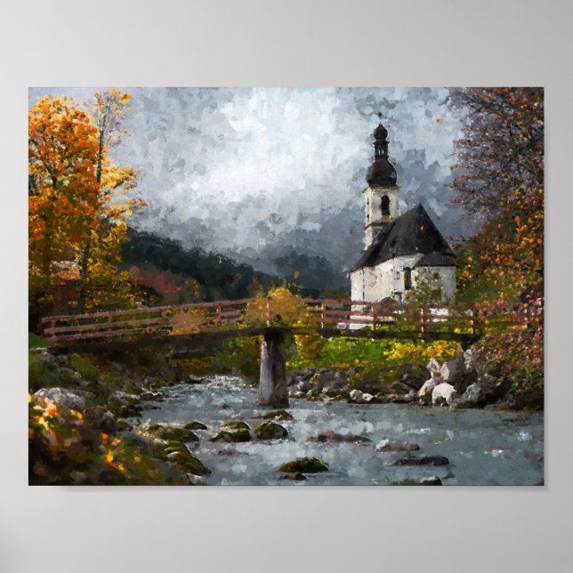 Church in the forest poster (Front)