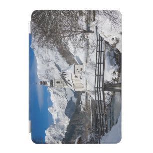 Church in the snow with Alps mountains iPad Mini Cover