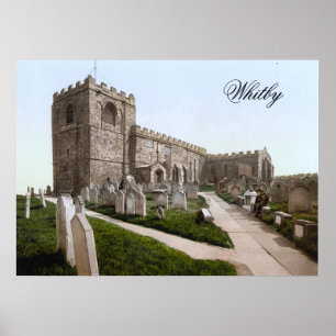 Church in Whitby, England (1900)  Poster
