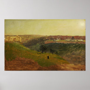Church - Jerusalem From The Mount Of Olives 1868 Poster
