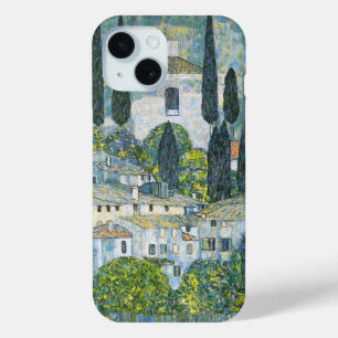 Church (Kirche) in Cassone by Gustav Klimt iPhone 15 Case