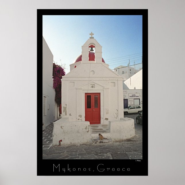 Church Kitty - Mykonos Poster (Front)